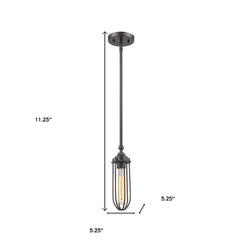 Modern Bronze Mini Pendant Hanging Light